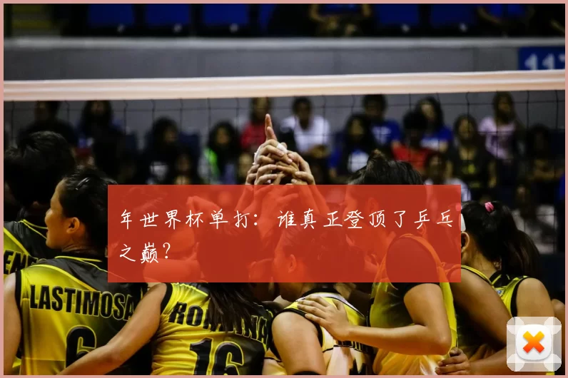年世界杯单打:谁真正登顶了乒乓之巅?