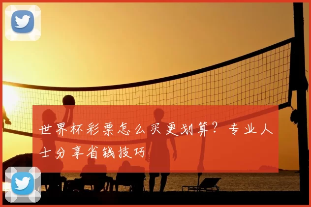 世界杯彩票怎么买更划算?专业人士分享省钱技巧