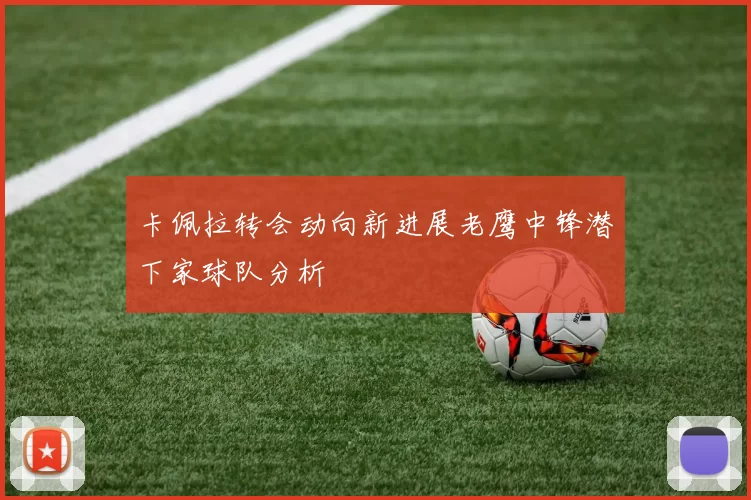 卡佩拉转会动向新进展老鹰中锋潜下家球队分析